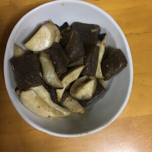 副菜に！エリンギとこんにゃくの炒め物